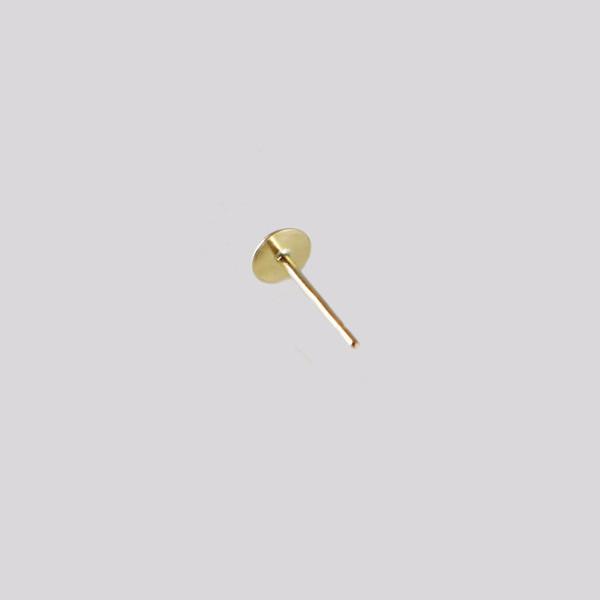 Kathleen Whitaker 14k 3mm Single Sequin Stud Earring