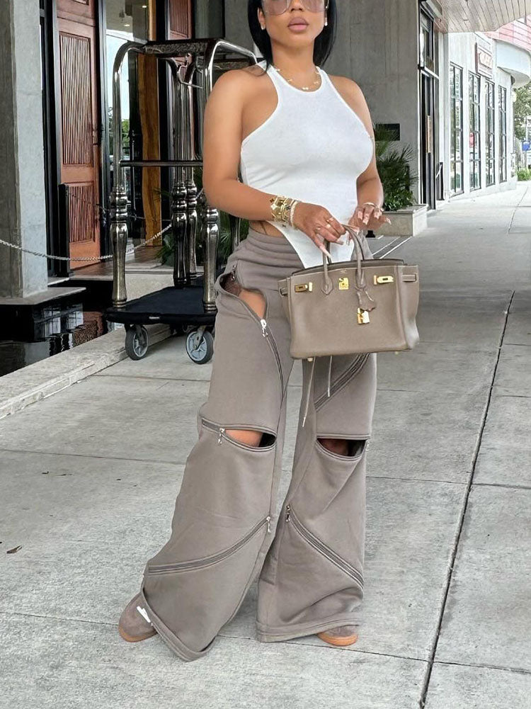 Zip It Up Sweatpants