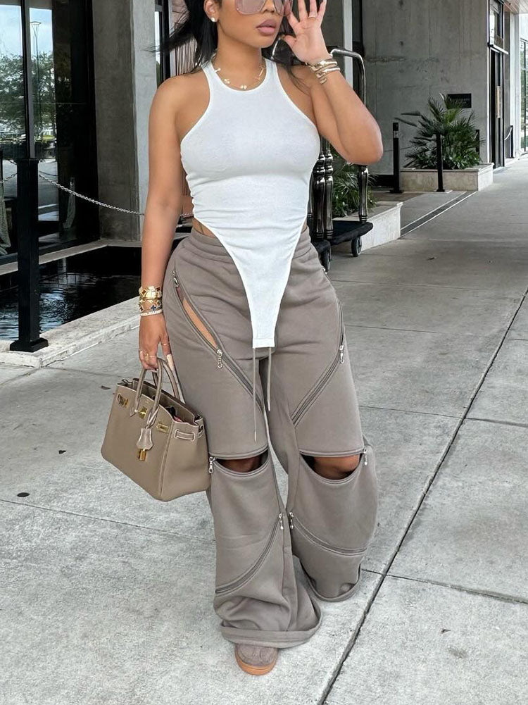 Zip It Up Sweatpants