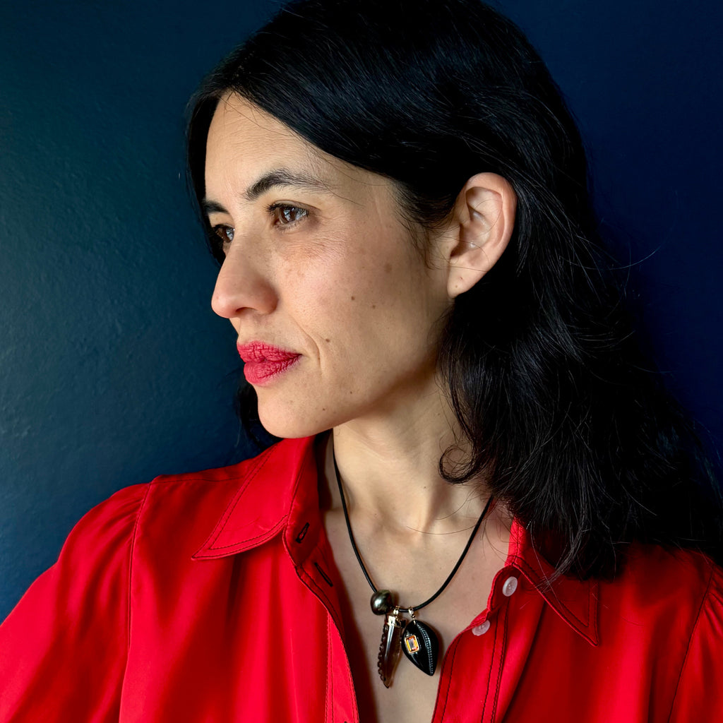 Dezso 18k Smokey Quartz Octopus Tentacle Pendant