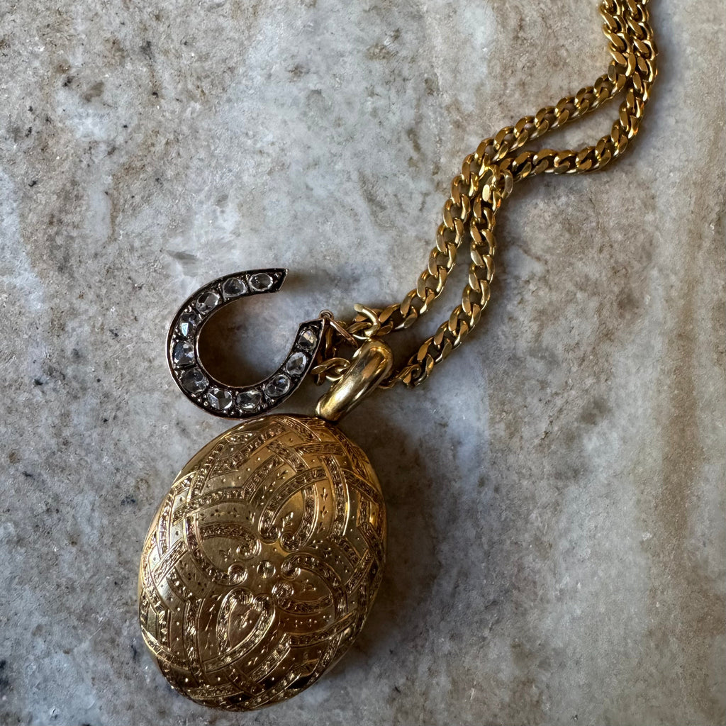 Vintage Italian 18k Heavy Curb Chain- 24