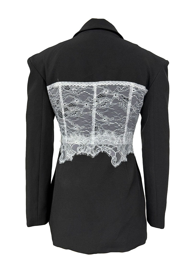 Lace Corset Blazer