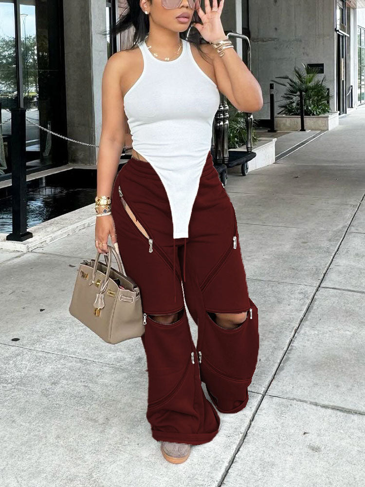 Zip It Up Sweatpants