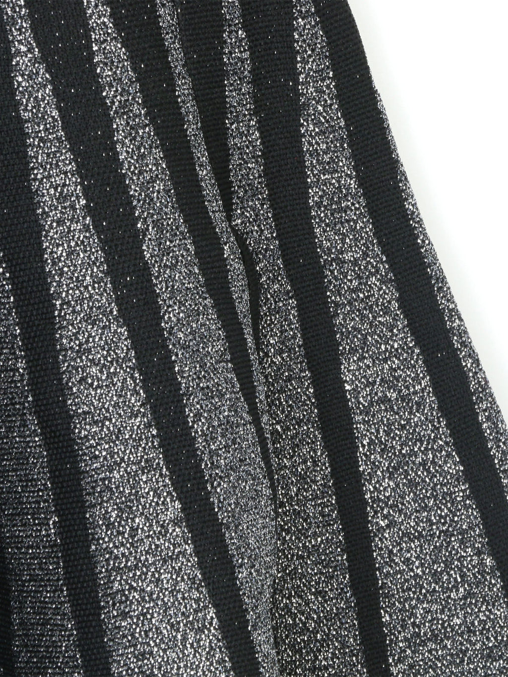 Glitter Knit A-Line Mini Dress